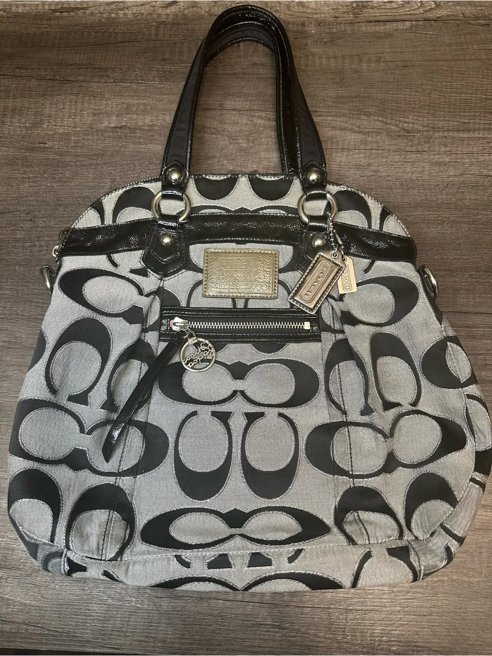 Coach | Bags | Coach Poppy Signature Glam Tote | Poshmark display picture 1